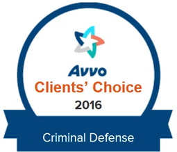 Avvo 2016 Clients Choice Criminal Defense